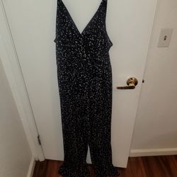 2XL Jumpsuit Spaghetti Straps