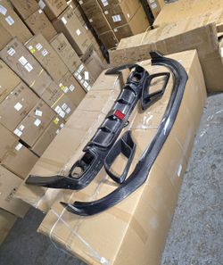 Front lip Diffuser set for Mercedes Benz W222 s class S63 S65 amg 2018-2020 real carbon body kit