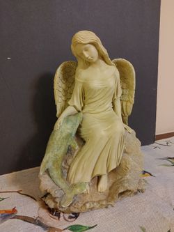 Vintage Home Interior Vintage 13" Resin Decoration Figure