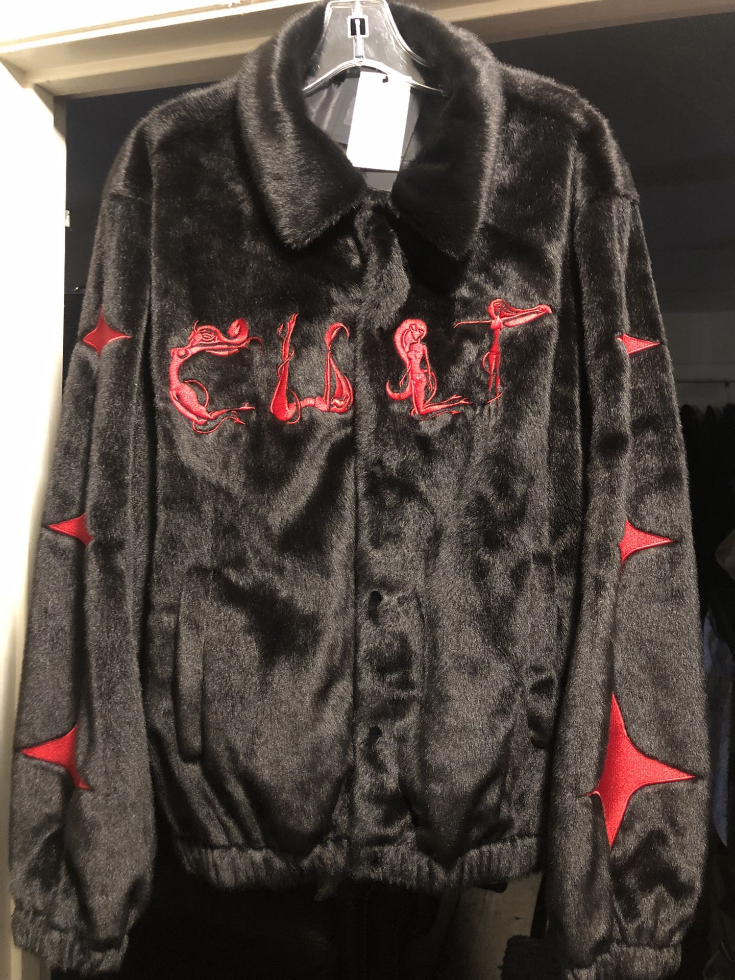 CULT OF INDIVIDUALITY Polar Fleece Jacket Sz. L/Black (NWT)