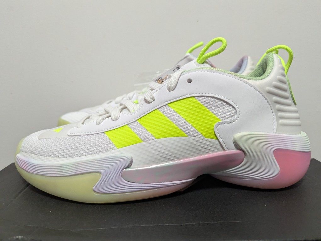 Adidas Basketball SM Exhibit Select 2 White Green Women's Size 11 IH0627