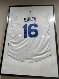 Andre Ethier Autographed Jersey with Frame!!