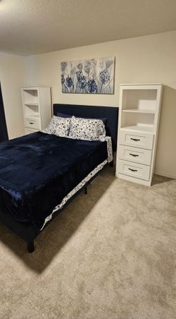 White Oak Shaker Style Side Cabinets (2)