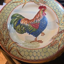Rooster Theme Plates