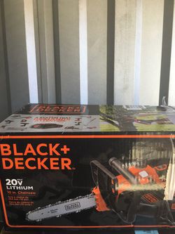 Black&Decker battery chainsaw