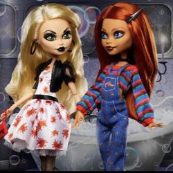 Monster High Skullector Chucky And Tiffany Doll - 2 Pack 