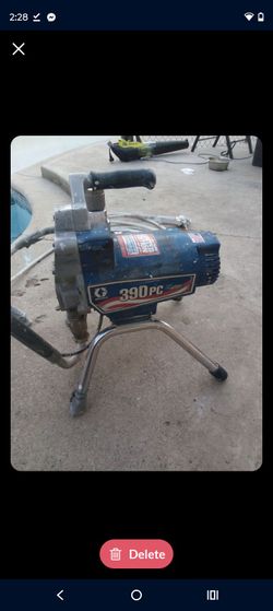 Graco 390 PC Electric Airless Sprayer, Stand