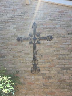 Large Outdoor Decorative Cross - Approx 57"x46"