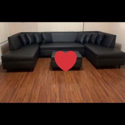 U Sectional Furniture Pillows Included. Brand New