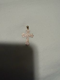 14k Gold Cross Pendant