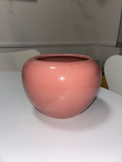 Vintage Pink Ceramic Planter 512