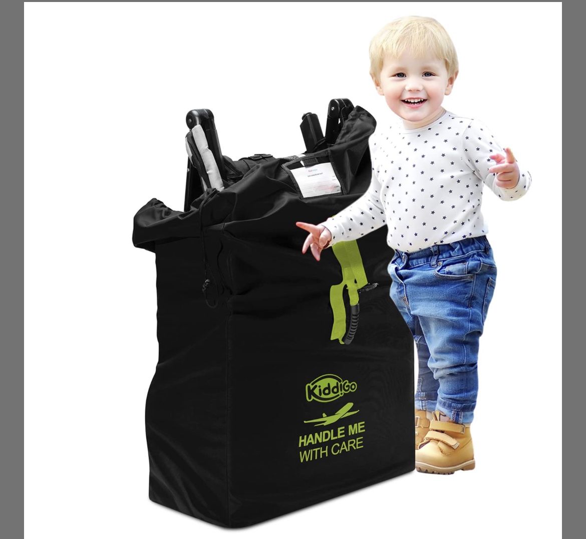 Travel Stroller Bag For Airplane Gate Check Bag For Stroller - Standard Or Double Stroller Travel Bag For Airplane | Water- Resistant, Sturdy, Designe