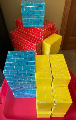 FREE Melissa and Doug Cardboard Bricks, 27 Bricks, Toys