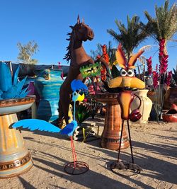 Desert Oasis Finds 🌵fun characters,  metal art , pottery