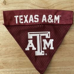 Small Texas A&M Dog Bandana