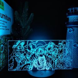 Straw Hats Crew
 Anime 3D Desk Lamp