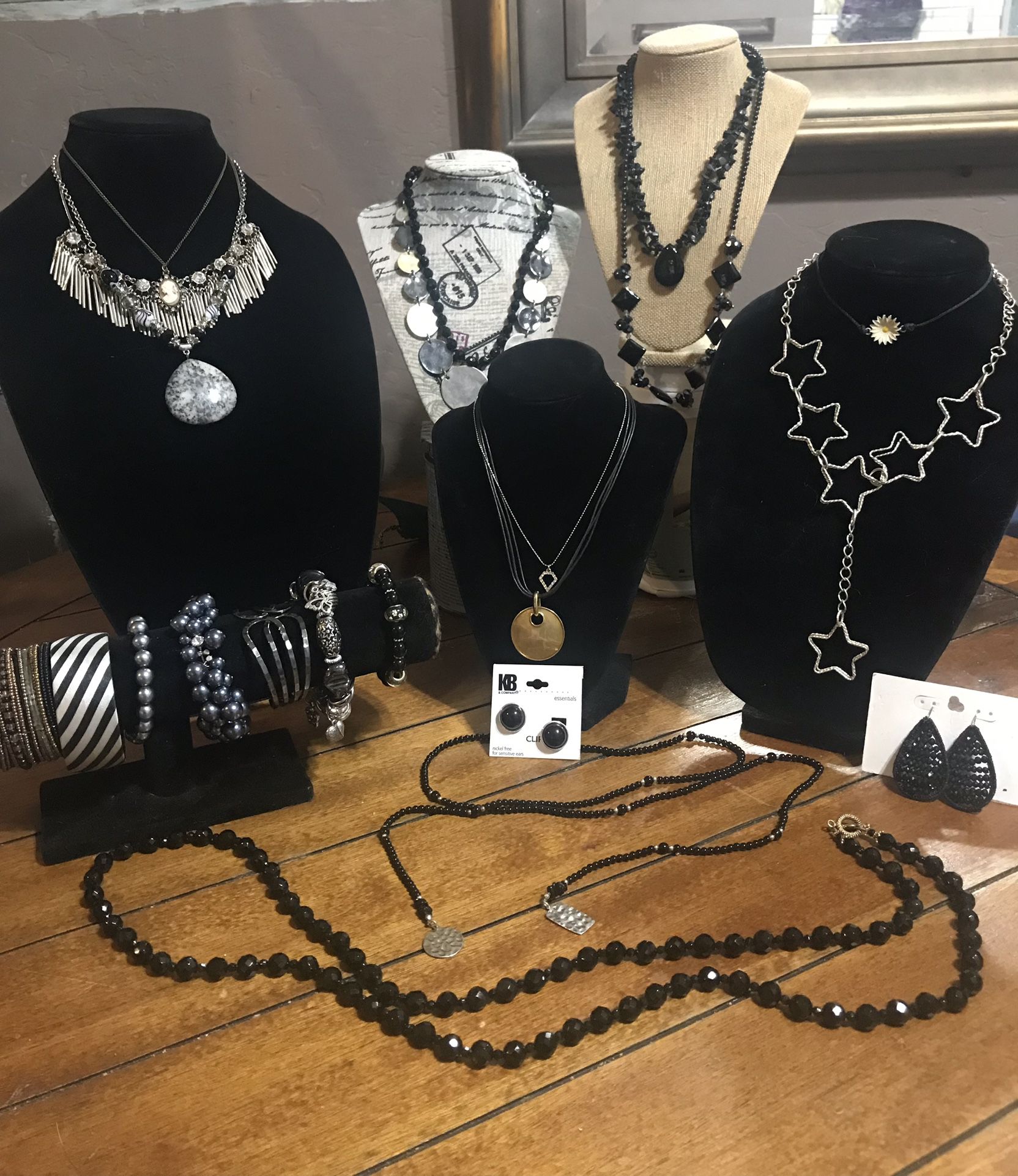 Designer Black Jewelry Lot