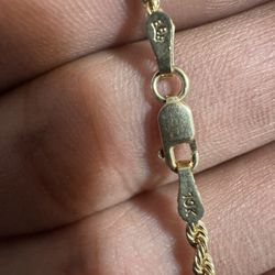 10k Gold Rope Chain 