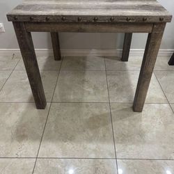 Morden Fort Farmhouse 42 in. Counter Height 4-Legs Dining Table with Square Top 