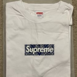 Supreme Bandana Box Logo Tee White 