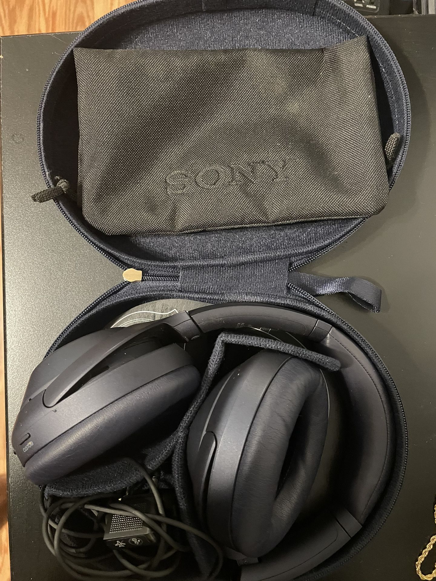 Sony WH100XM4 Noise Canceling Headphones Midnight Blue