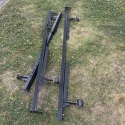 Free Hollywood Bed Frame With Cross Bar And Wheels