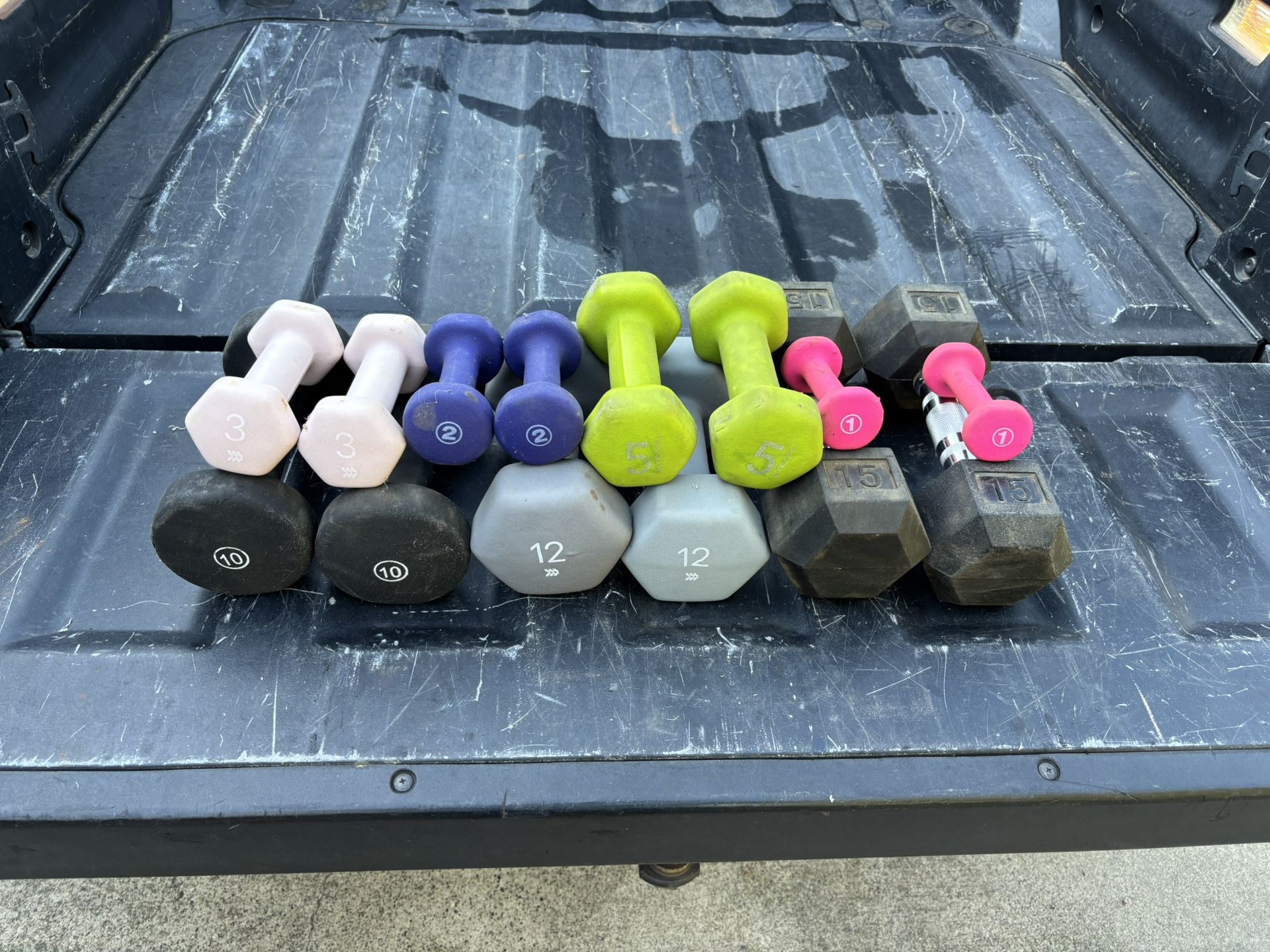 Neoprene Dumbbell Weight Set 96lbs