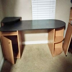 Functional Computer Wood Desk