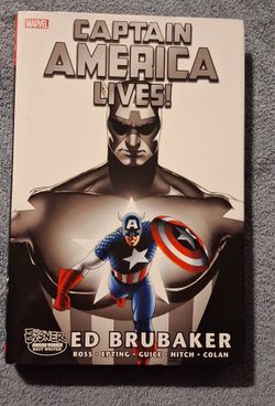 $75 Captain America Lives Marvel Hardcover OMNIBUS Ed Brubaker