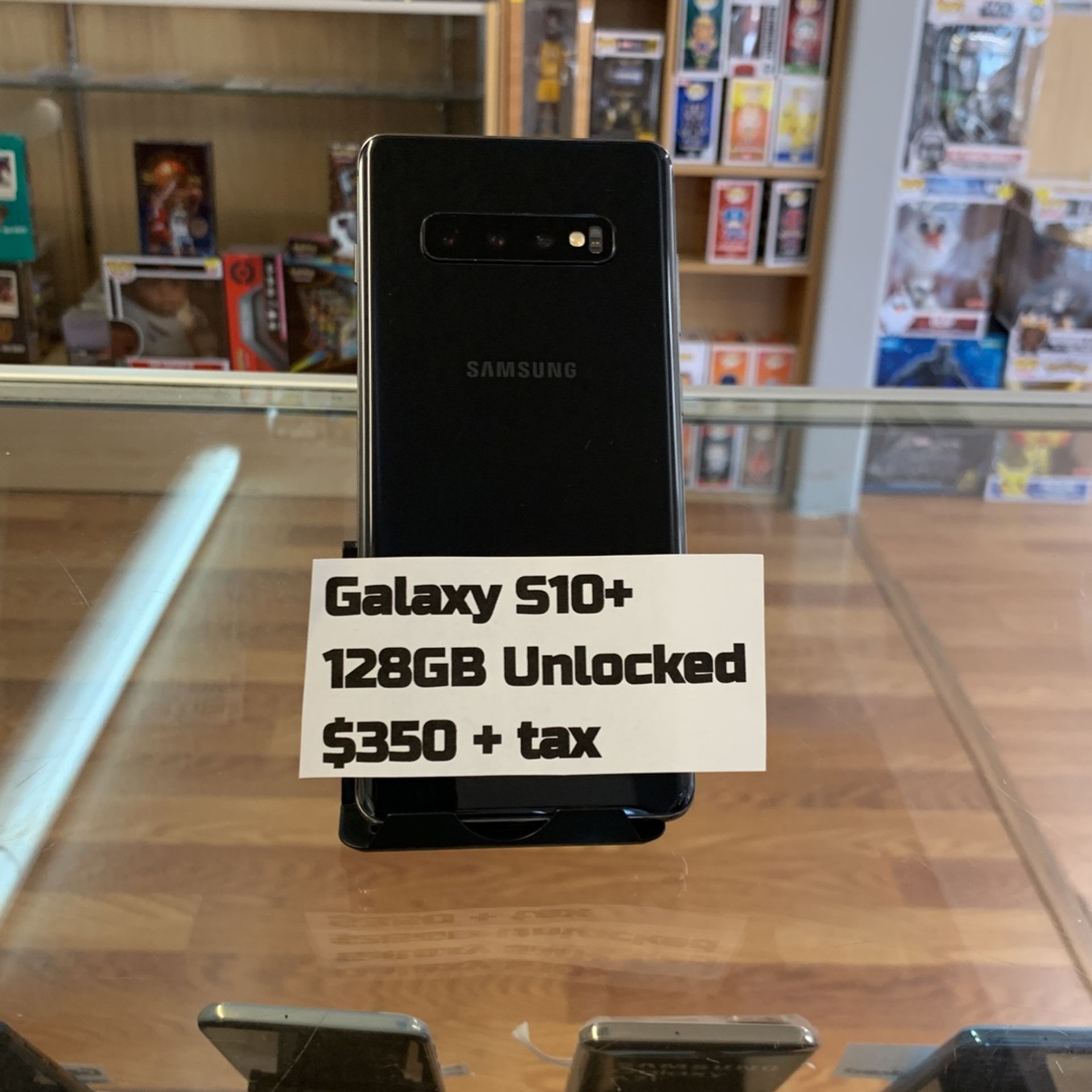 Galaxy S10 Plus . 128 GB unlocked . $350 Plus Tax