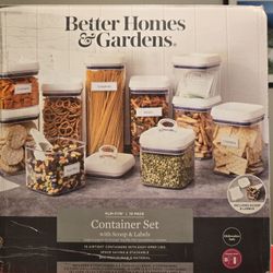 Better Homes & Gardens Flip-Tite 10-Pack Container Set