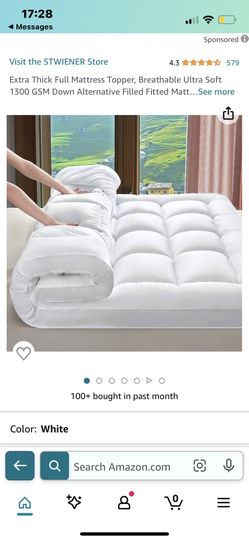 Full Size Mattress Toppers Must Go!!