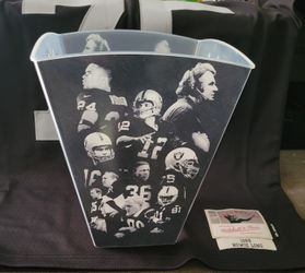 Raiders ANNIVERSARY SOUVENIR Pop Corn Bucket
