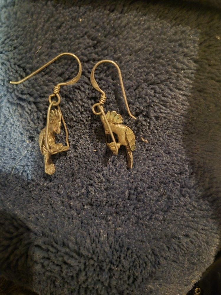 Cockatoo/ Bird Earrings, Solid Sterling Silver