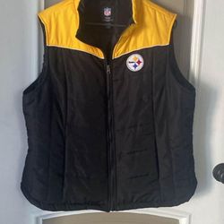 Pittsburgh Steelers women’s vest coats