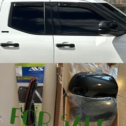 Tundra Visors And Side Mirror Covers