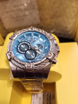 Brand New Invicta Bolt Baby Blue Dial 52mm Men's Watch