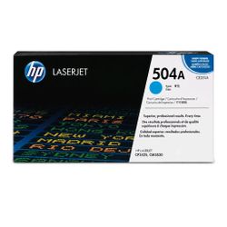 Original Genuine HP 504A Cyan LaserJet Toner Cartridge Model CE251A