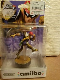 Rare Nintendo Super Smash Bros Captain Falcon Amiibo