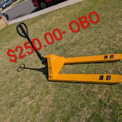 Pallet Jack U-line 5,500 Weight Capacity 