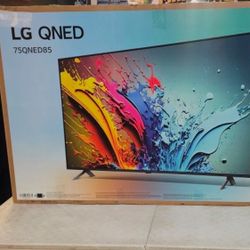75 Tv $55 Down On Finacing Free Delivery 6 Month Warranty.  75 LG Tv Qned Smart Hdtv 4k Tv 