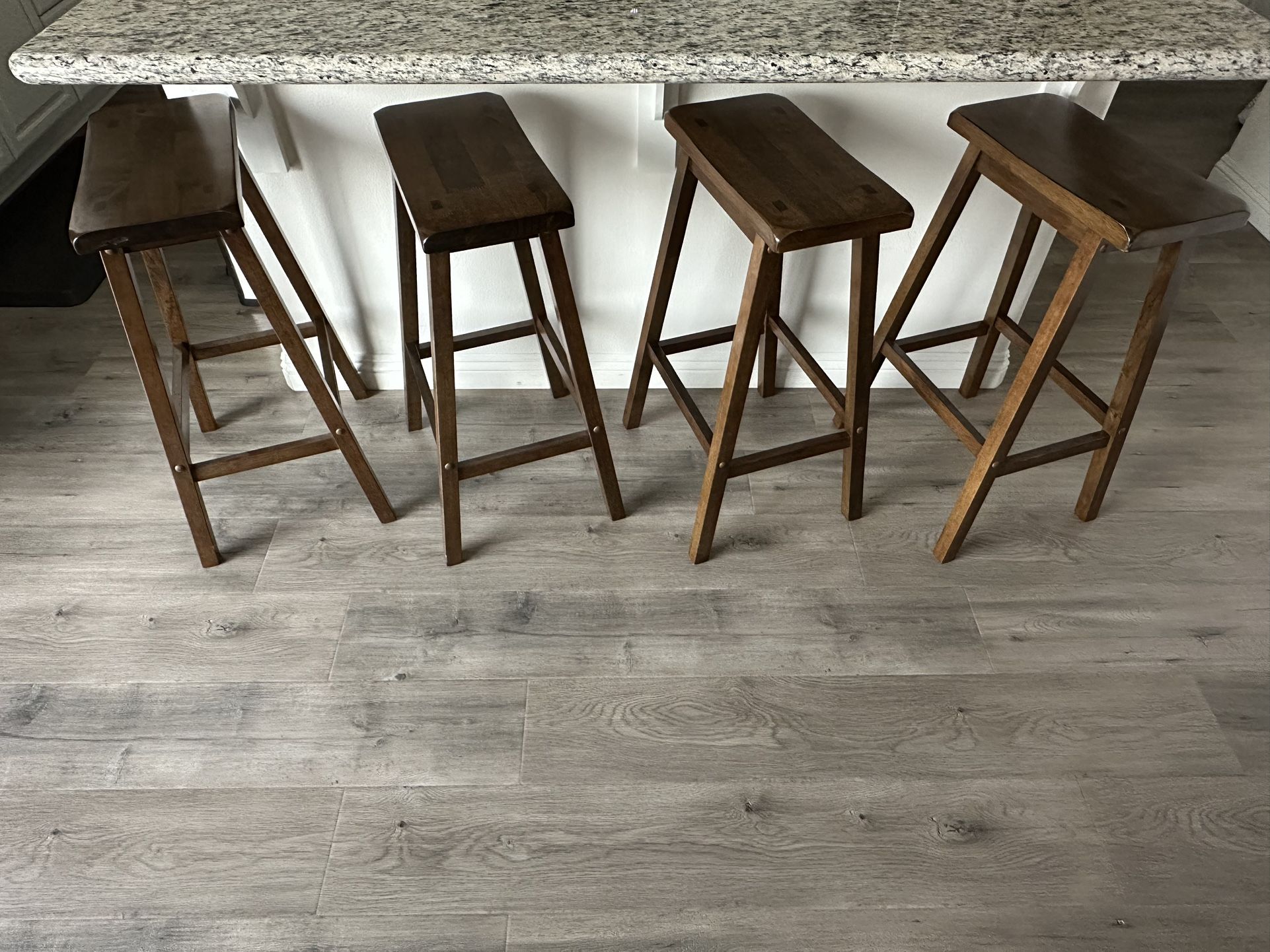Solid Maple Wood Stools 