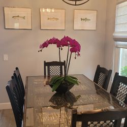 Rosewood Dining Table & 6 Chairs