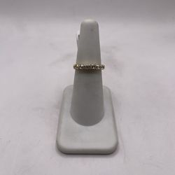 14kt Gold Engagement Style Band w/ Stones