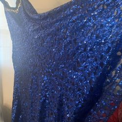 New Metallic Navy Blue & Sage Green Embellish Stone Feather Bust Bra