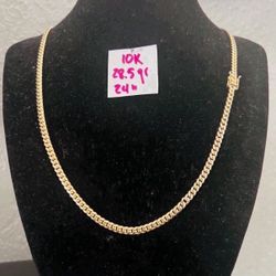 10K Solid Gold 🇨🇺 Links Chain 28.5Gr 24 Inches Long 