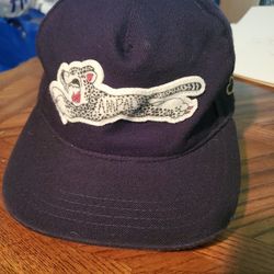 Ampal Creative hat  Cheetah on black with leather adjustable strap