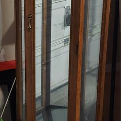 Oak Display Cabinet
