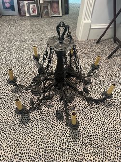 Black chandelier