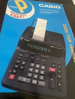 Desktop Printing Calculator Casio FR-2650TM